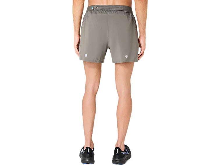 Asics Men's Road 5IN Shorts - TRUFFLE GREY