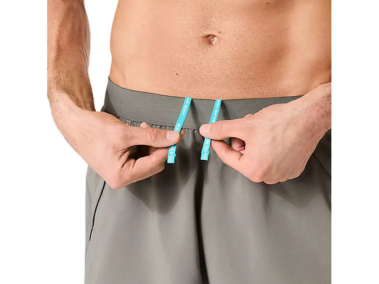 Asics Men's Road 5IN Shorts - TRUFFLE GREY