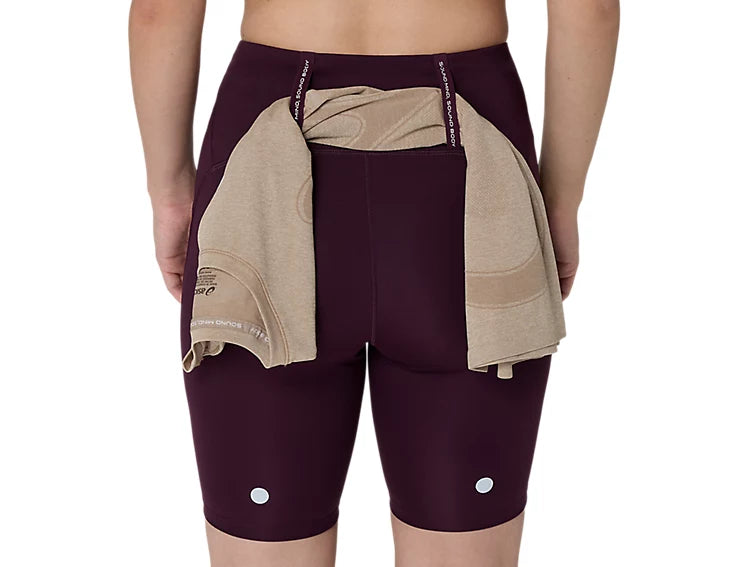 Women's ROAD HIGH WAIST 8IN SPRINTER - DARK AUBERGINE