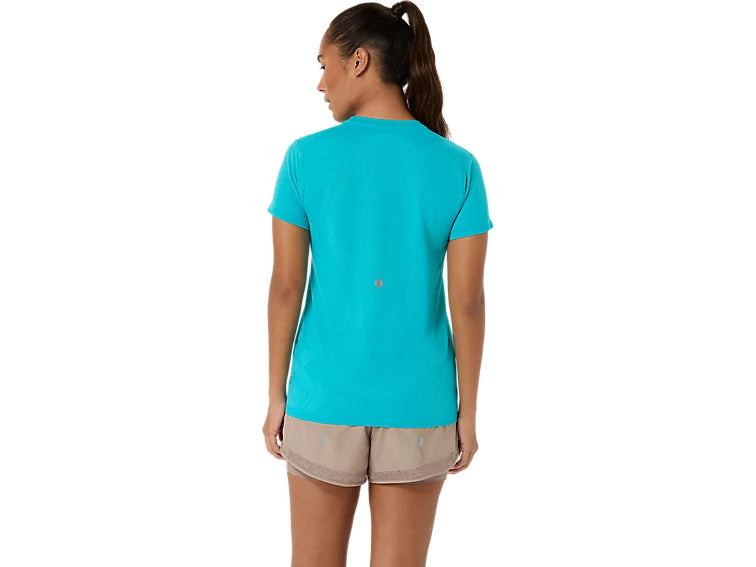 WOMEN'S ROAD SEAMLESS SS TOP - ENERGY AQUA