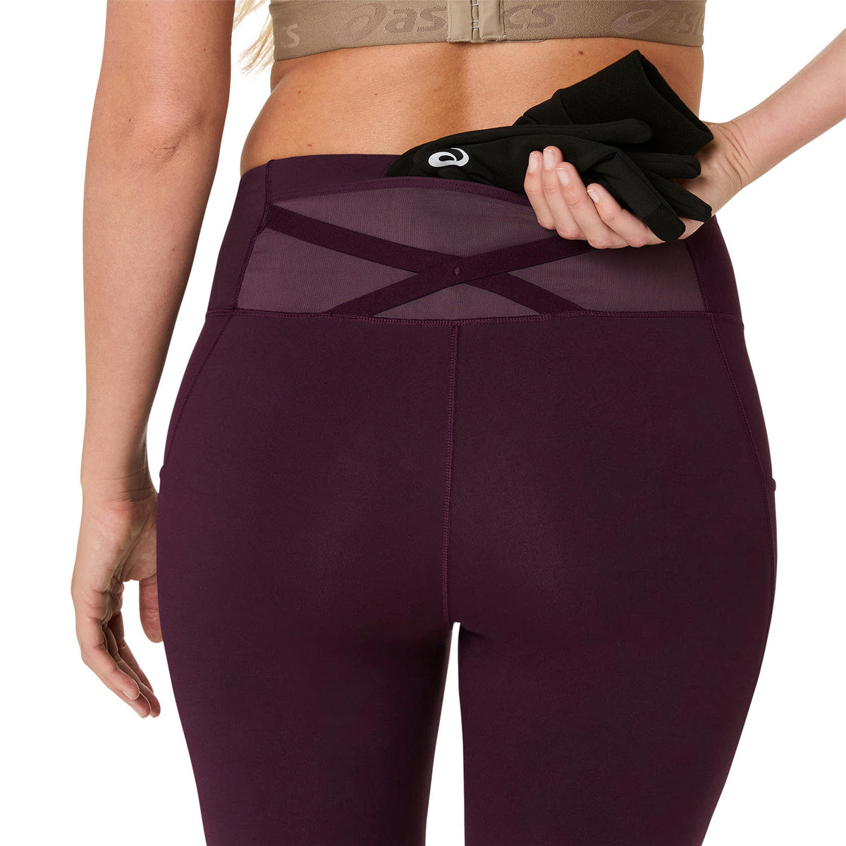 Women's NAGINO RUN TIGHT - DARK AUBERGINE