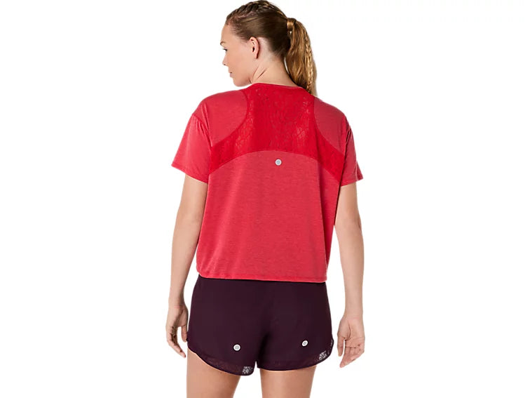 WOMEN'S NAGINO RUN SS TOP - SPEED RED
