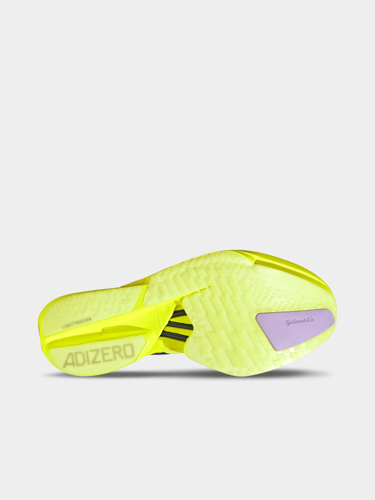 Men's Adizero Adios Pro 4 - Solar yellow/aurora plum/powder plum