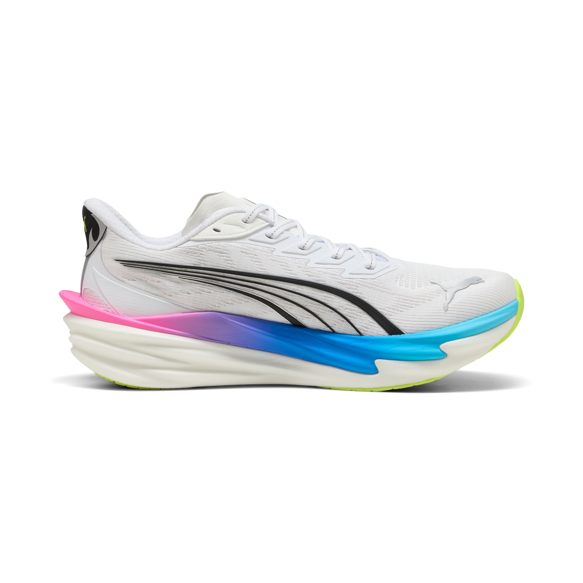 Men's Deviate NITRO 4 - White-Poison Pink-Ultra Blue