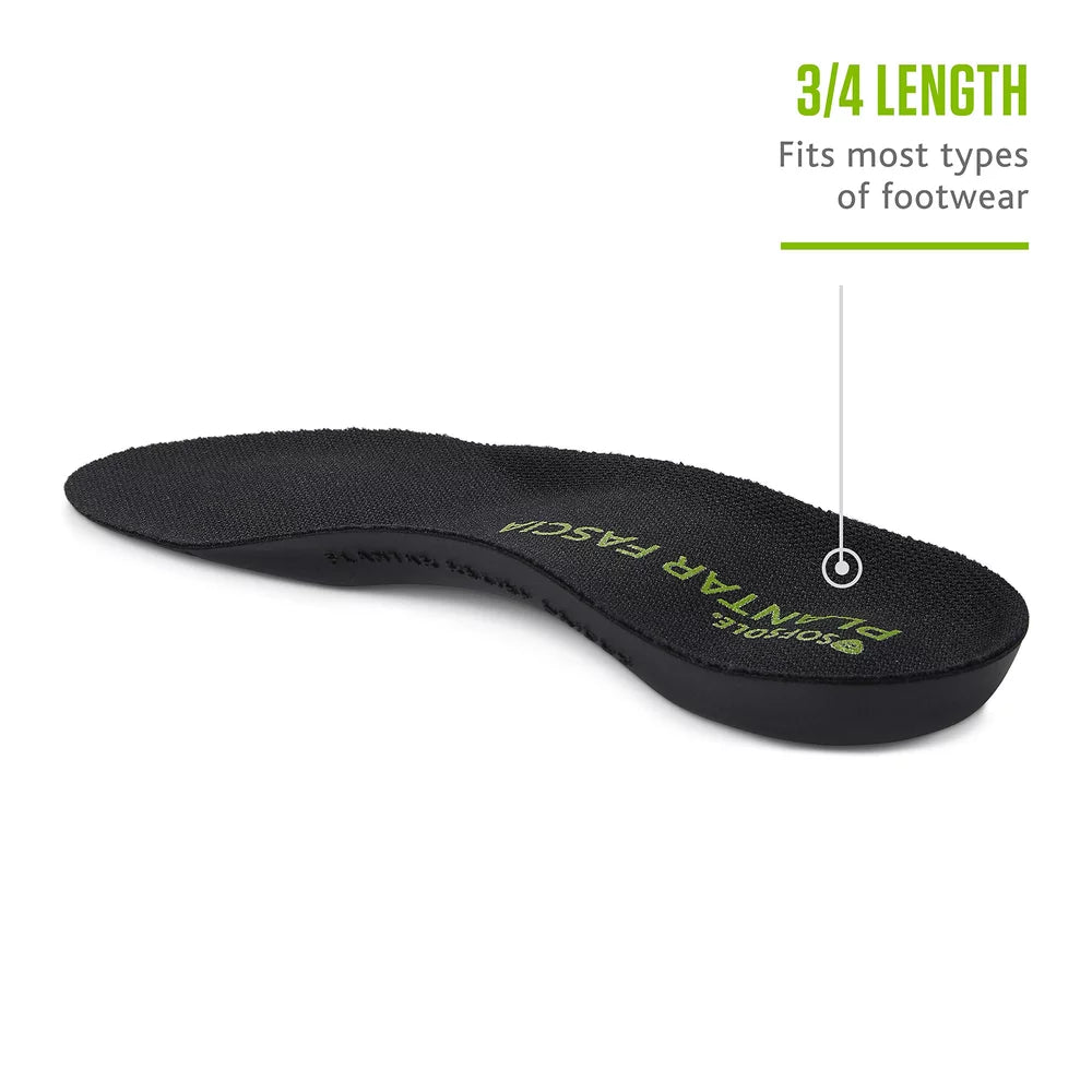 SOFSOLE 3/4 PLANTAR FACIA WOMENS INSOLE