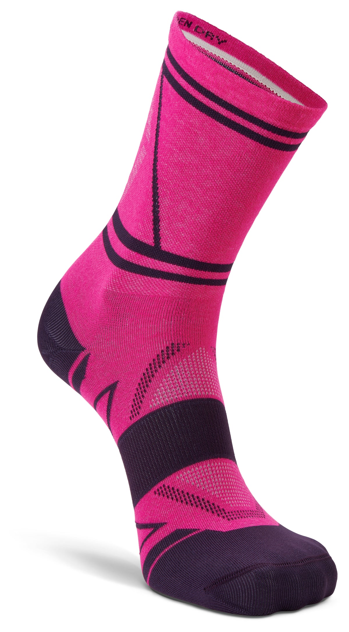 Balega Hidden Dry Mini-crew -  Electric Pink