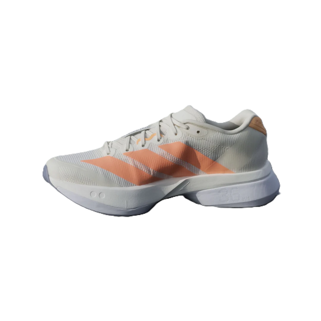 Women's Adizero Boston 13 - off white/beam orange/acid orange
