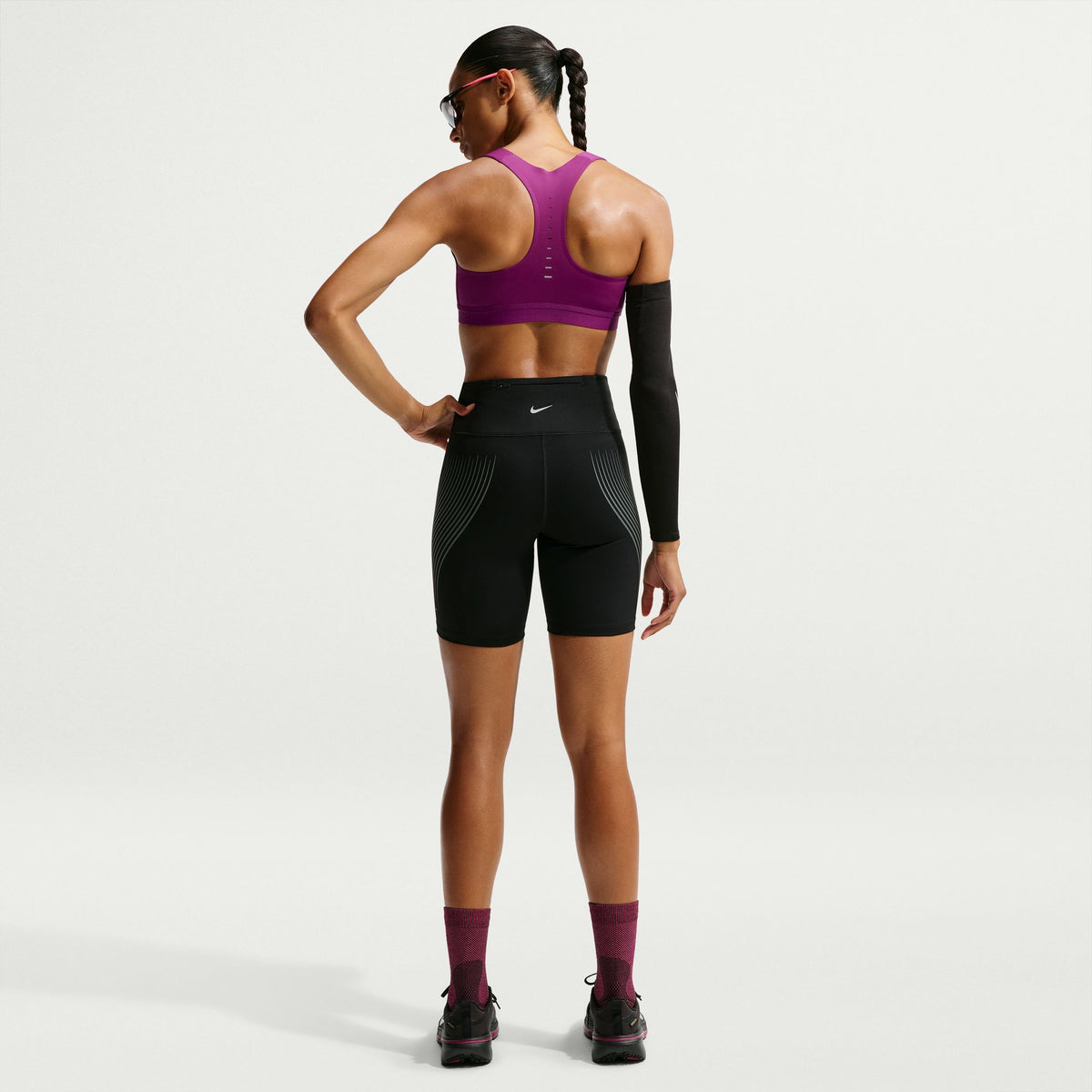 Women's Nike SWIFT HS BRA - TRUE BERRY
