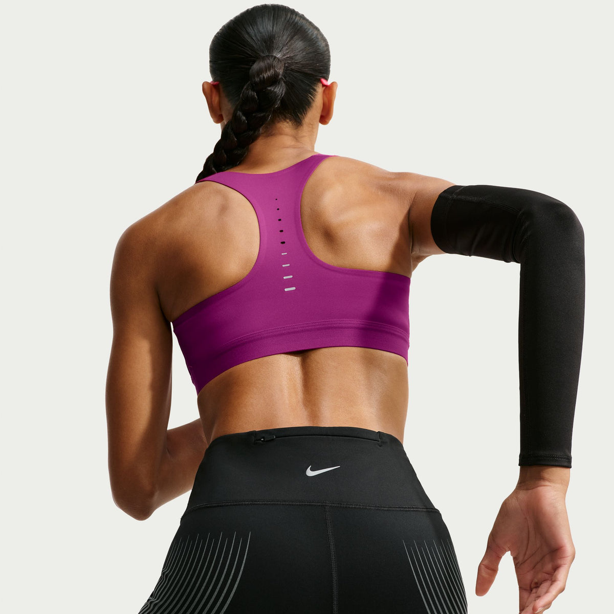 Women's Nike SWIFT HS BRA - TRUE BERRY