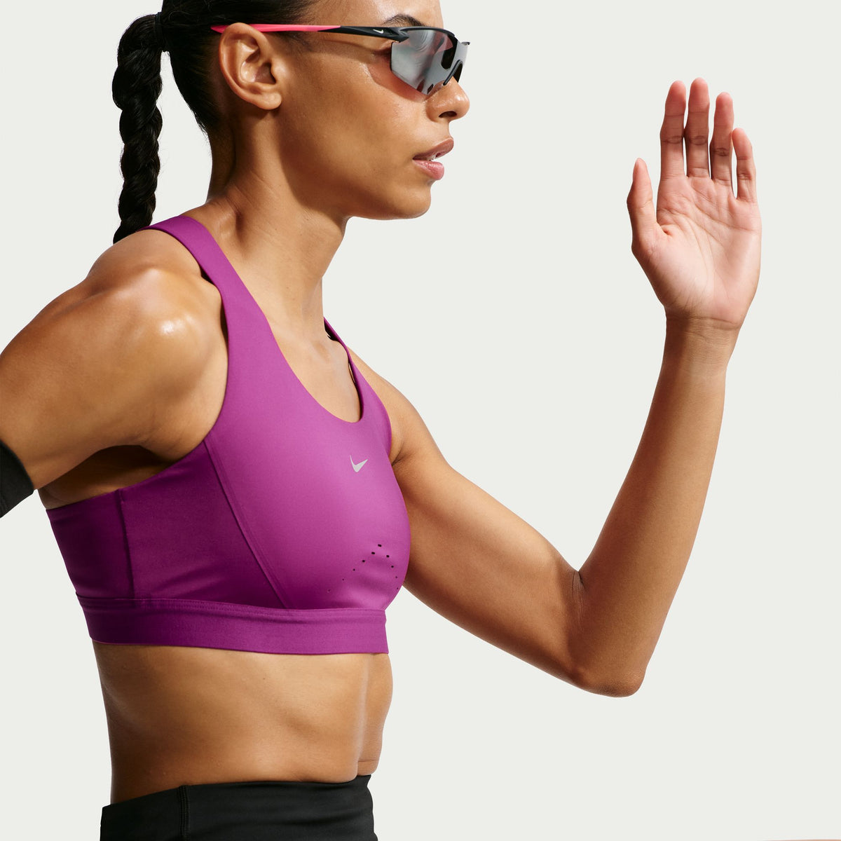 Women's Nike SWIFT HS BRA - TRUE BERRY