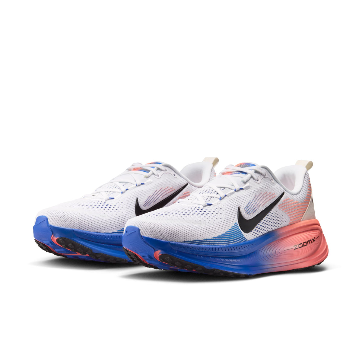 Men's VOMERO 18 - WHITE/BLACK-RACER BLUE-ATOMIC PINK