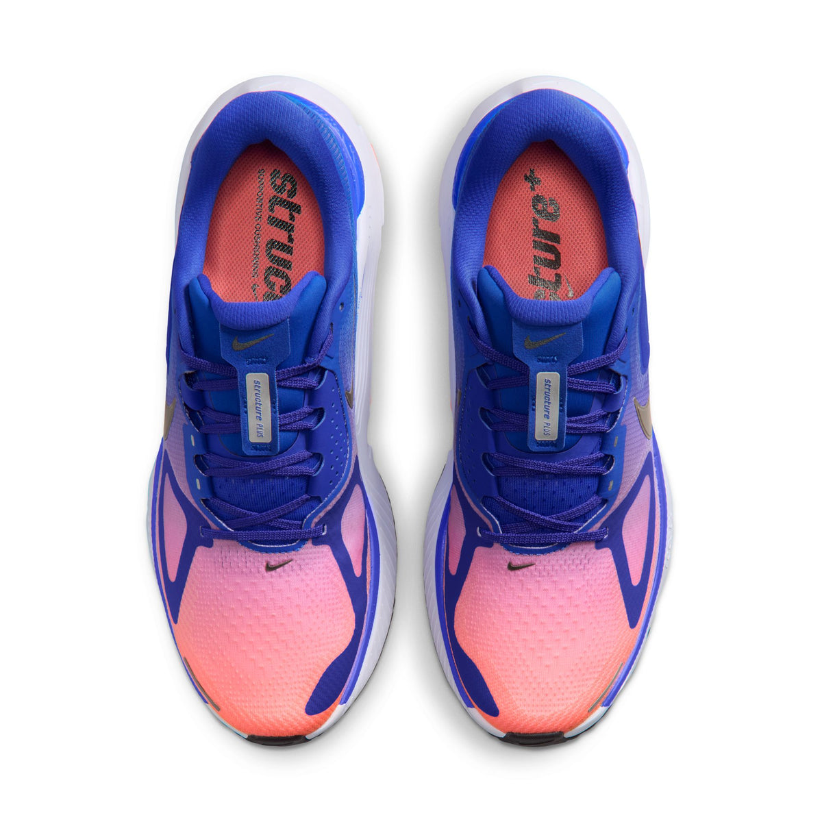 Men's NIKE STRUCTURE PLUS - RACER BLUE/BLACK-ATOMIC PINK-WHITE