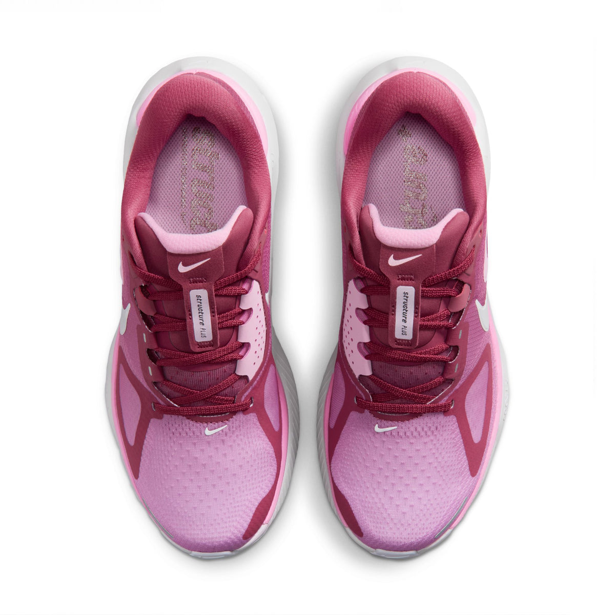 Women's NIKE STRUCTURE PLUS - PINK SMOKE/WHITE-PINK RISE-LT MAGENTA