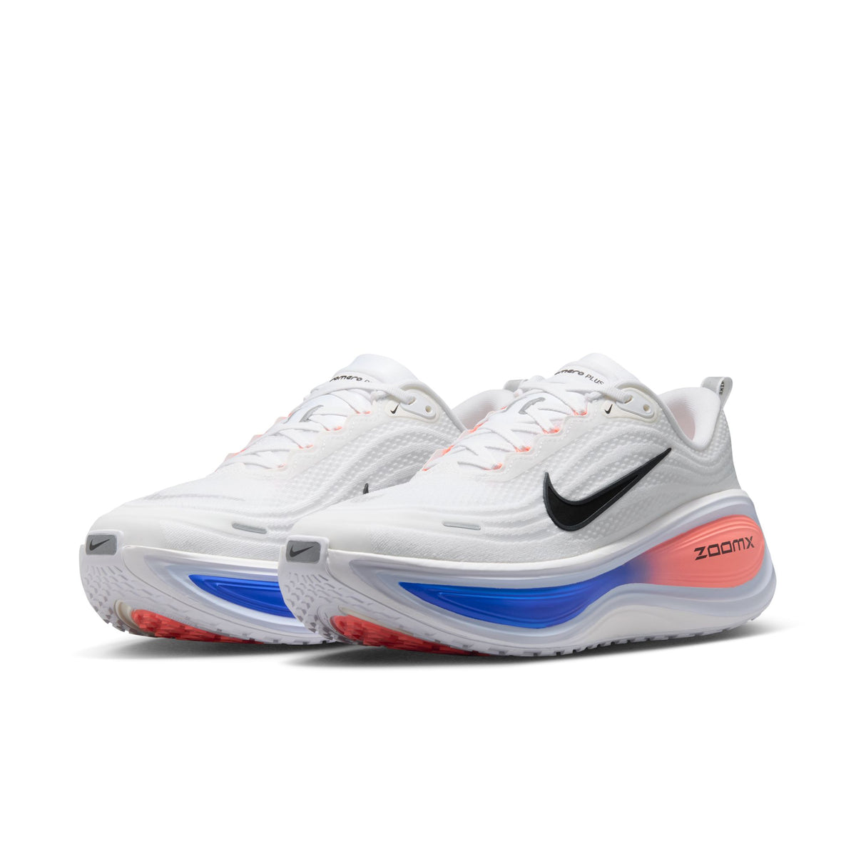 Men's VOMERO PLUS - WHITE/BLACK-ATOMIC PINK-RACER BLUE