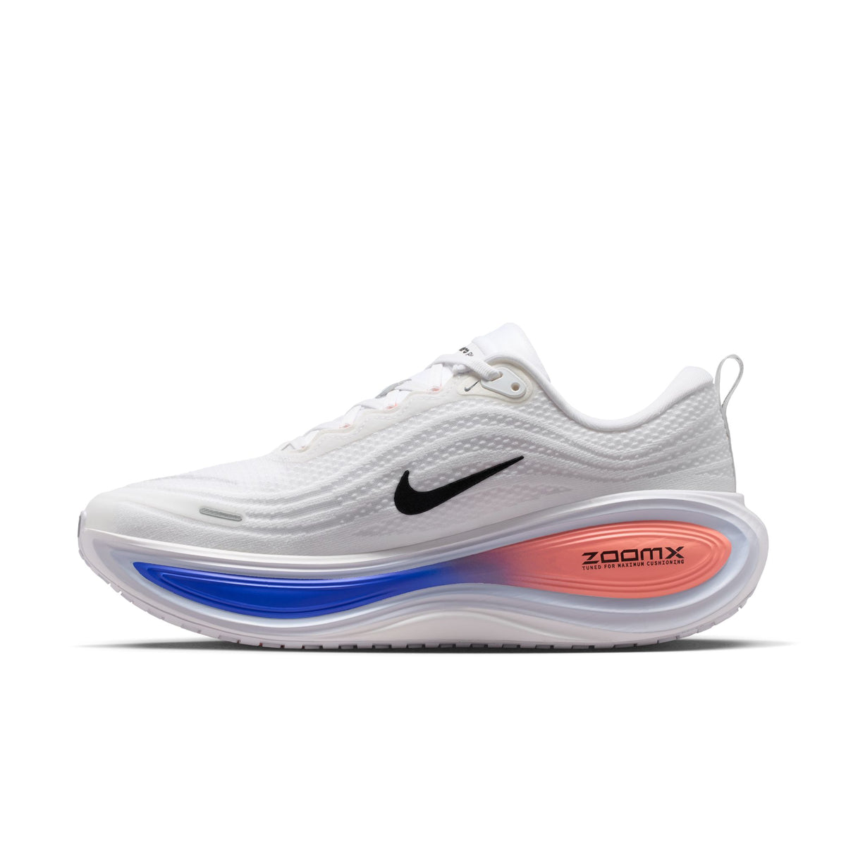Men's VOMERO PLUS - WHITE/BLACK-ATOMIC PINK-RACER BLUE