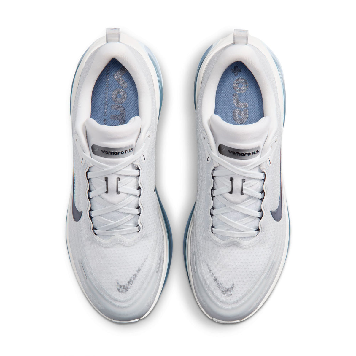 Men's VOMERO PLUS - OFF WHITE/OBSIDIAN-GREY FOG-THUNDERSTORM