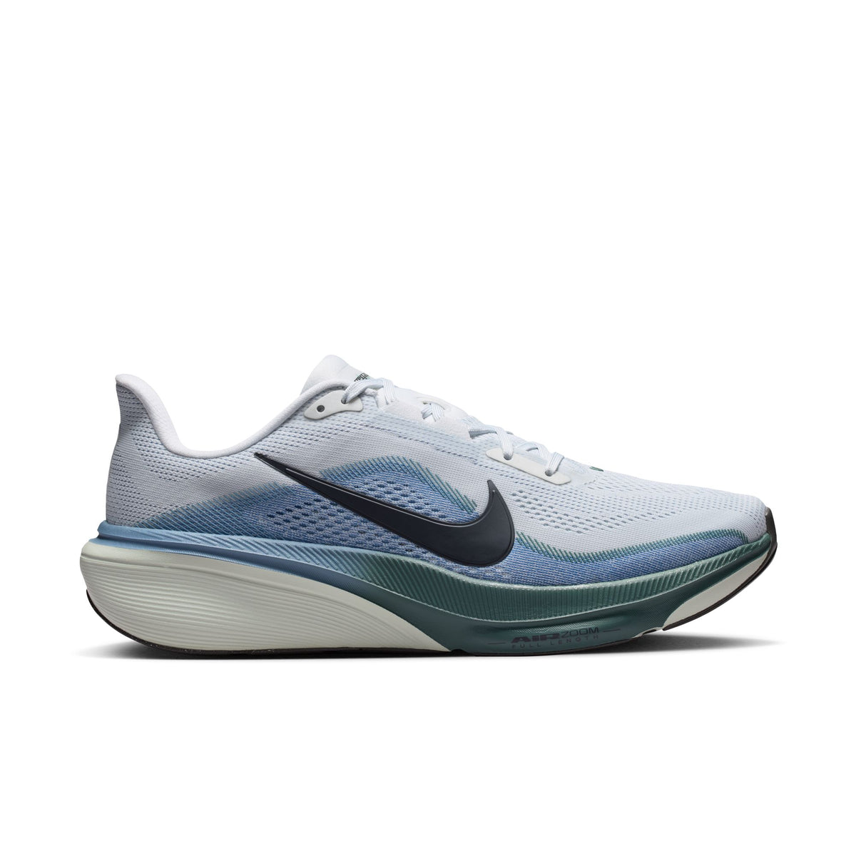 Men's AIR ZOOM PEGASUS 42 - PURE PLATINUM/DARK OBSIDIAN-WORK BLUE