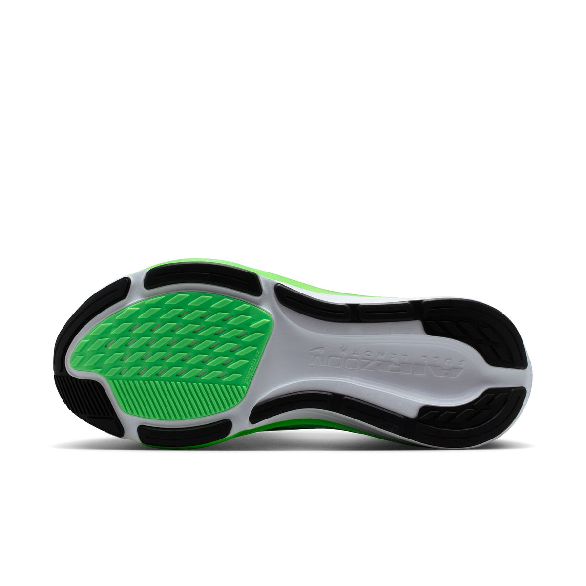 Women's AIR ZOOM PEGASUS 42 - WHITE/METALLIC SILVER-GREEN STRIKE