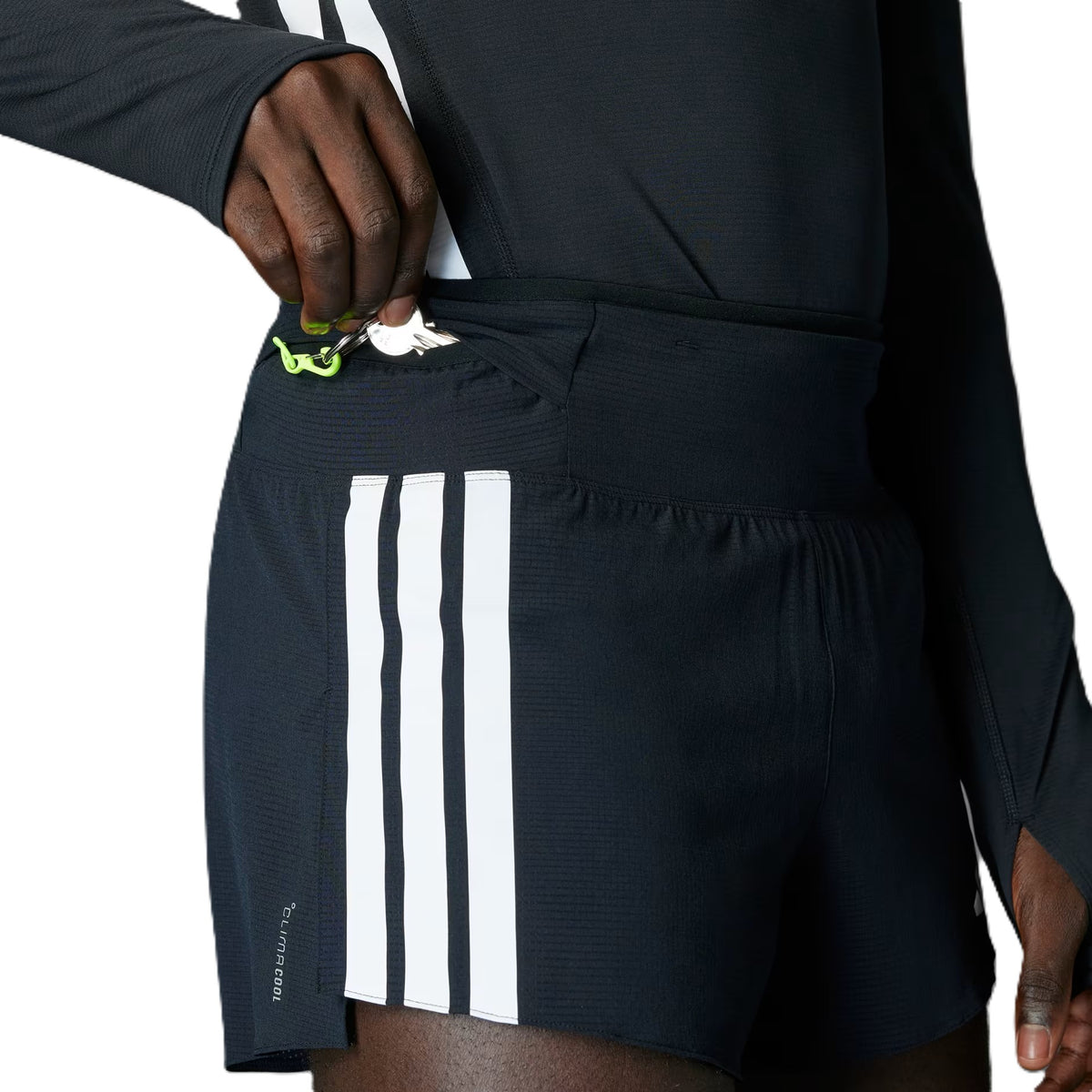 Men's Adizero Gel Short 5" - BLACK