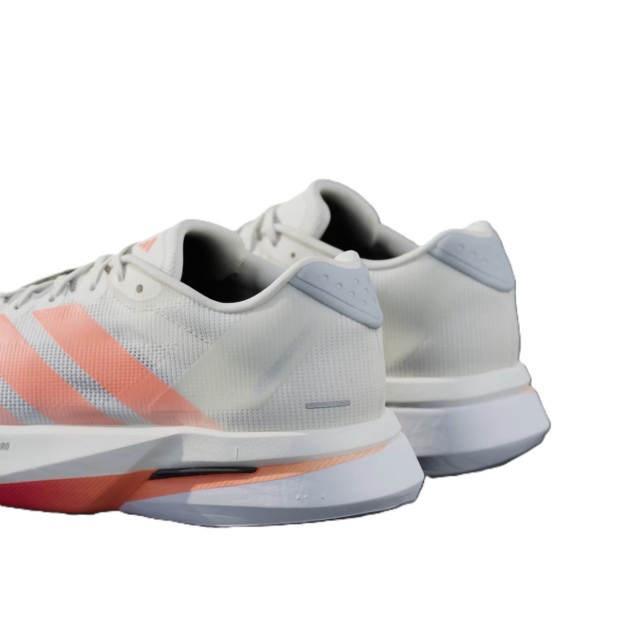 Men's Adizero Boston 13 - off white/Lucid Orange/grey