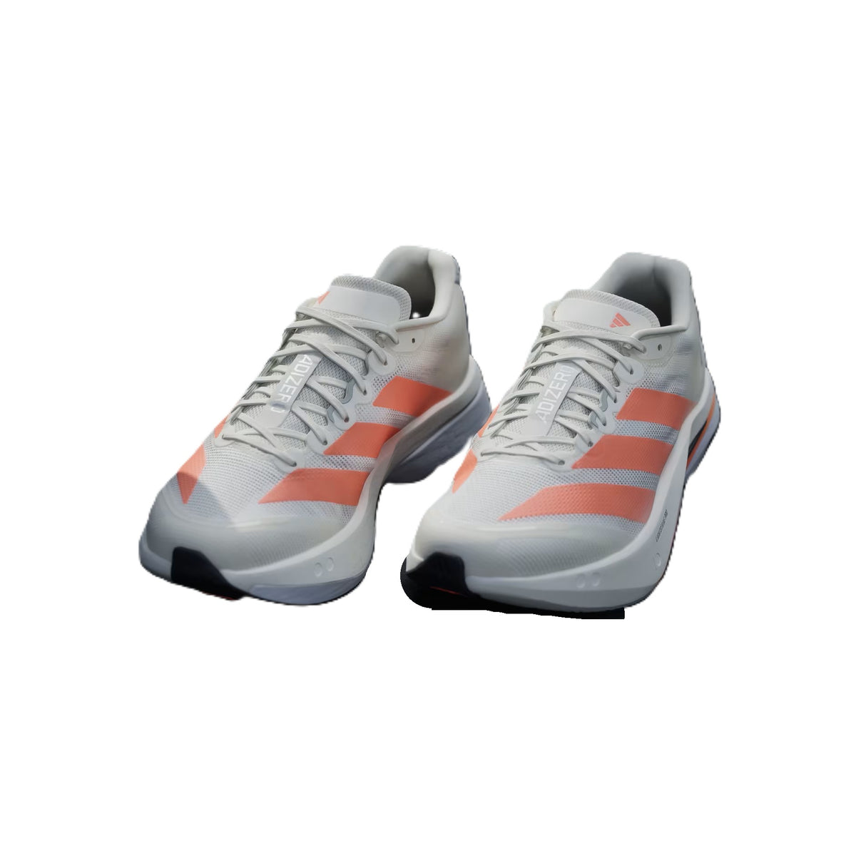 Men's Adizero Boston 13 - off white/Lucid Orange/grey