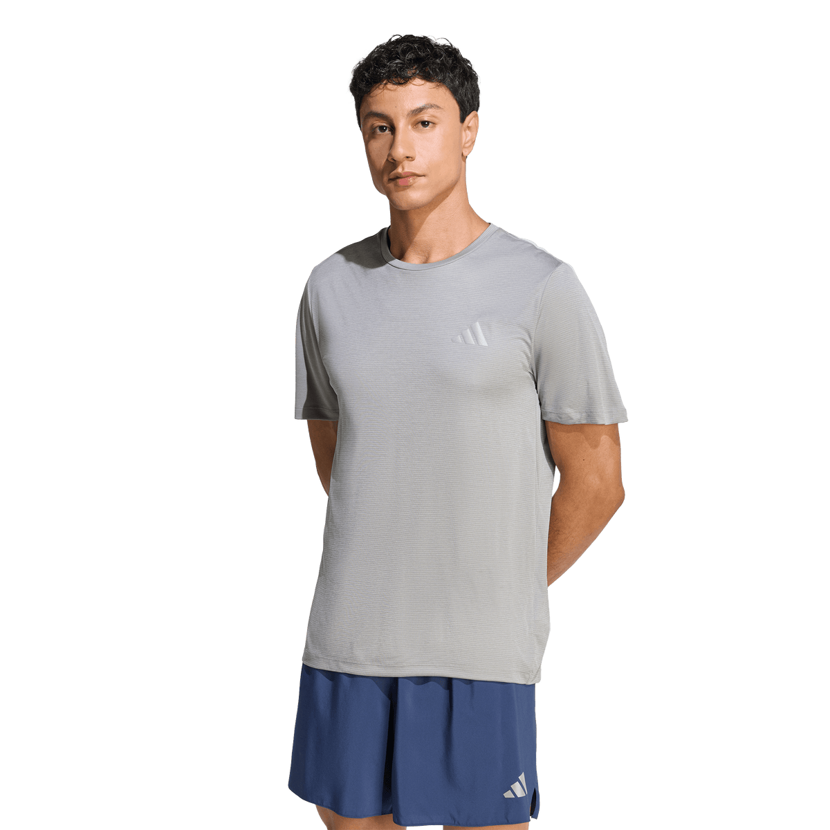 Men's Run Ess Tee - MEDIUM GREY HEATHER
