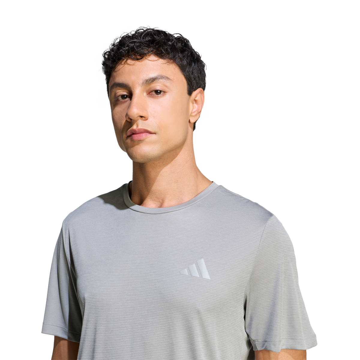 Men's Run Ess Tee - MEDIUM GREY HEATHER