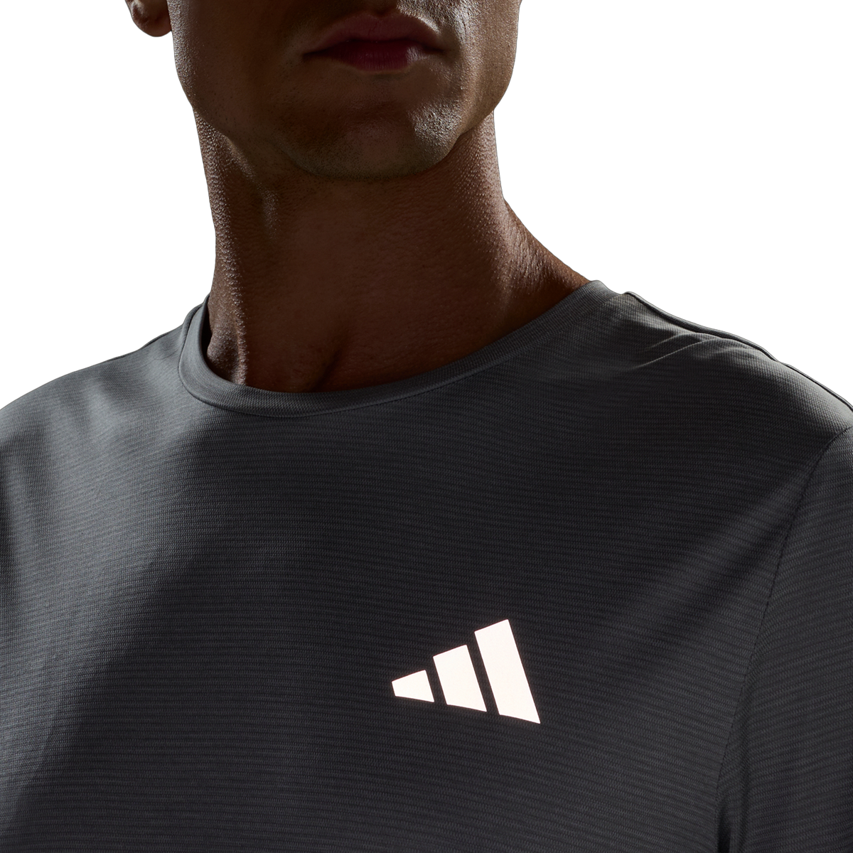 Men's Run Ess Tee - MEDIUM GREY HEATHER