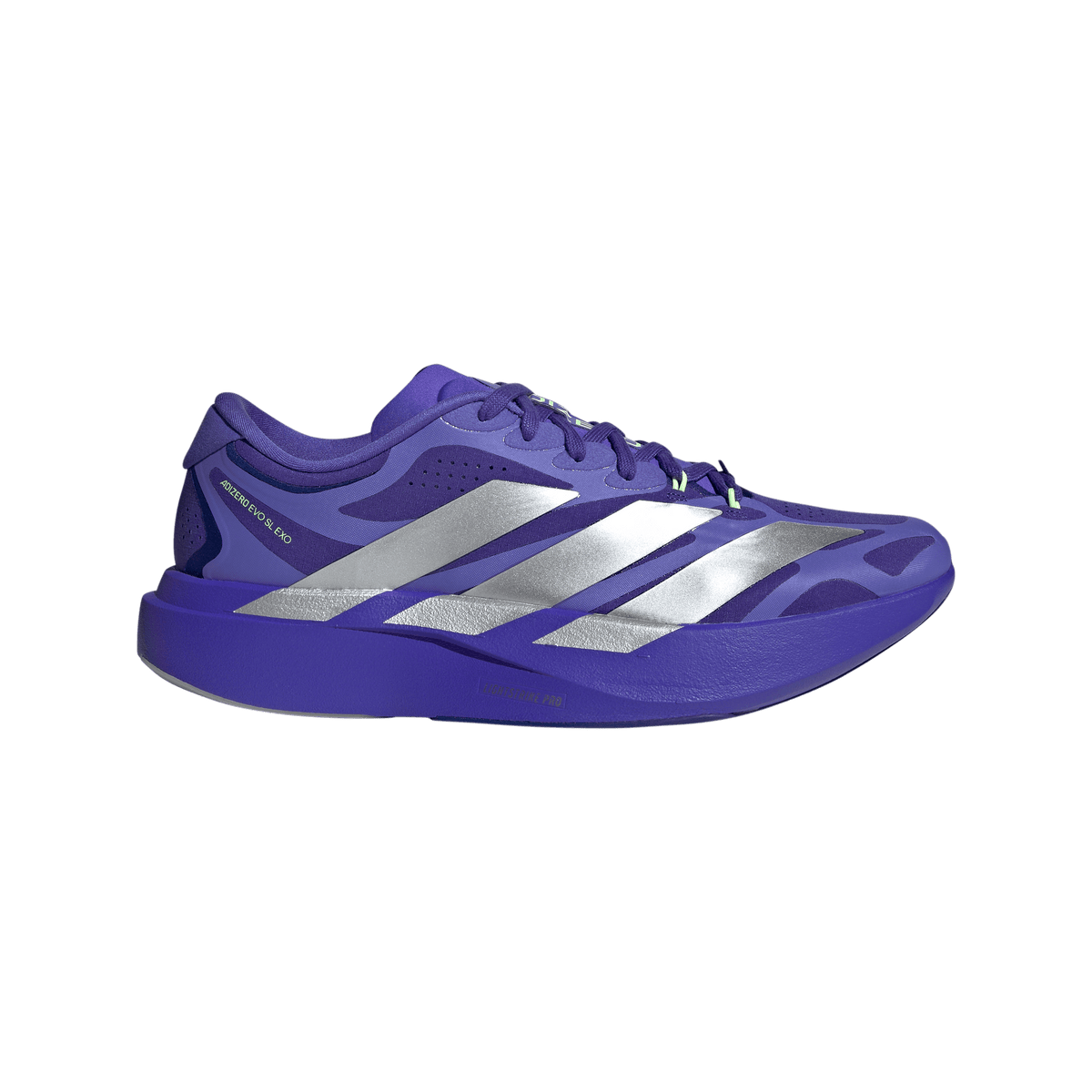 Men's Adizero Evo SL Exo - SOLAR PURPLE/SILVER MET./PURE PURPLE
