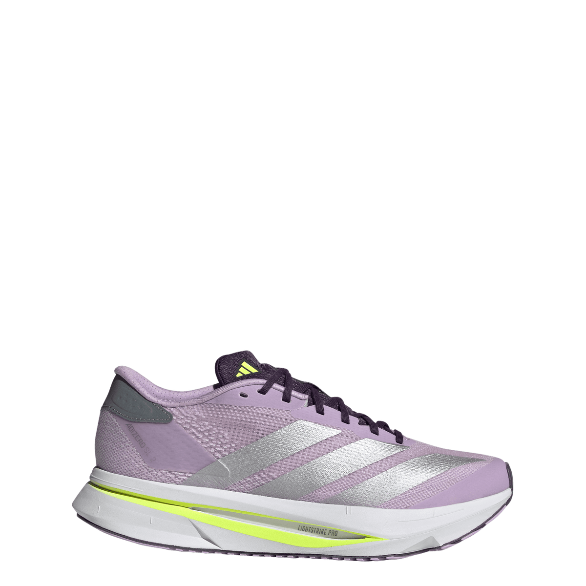 Women's Adizero SL2 - powder plum/silver met./solar yellow