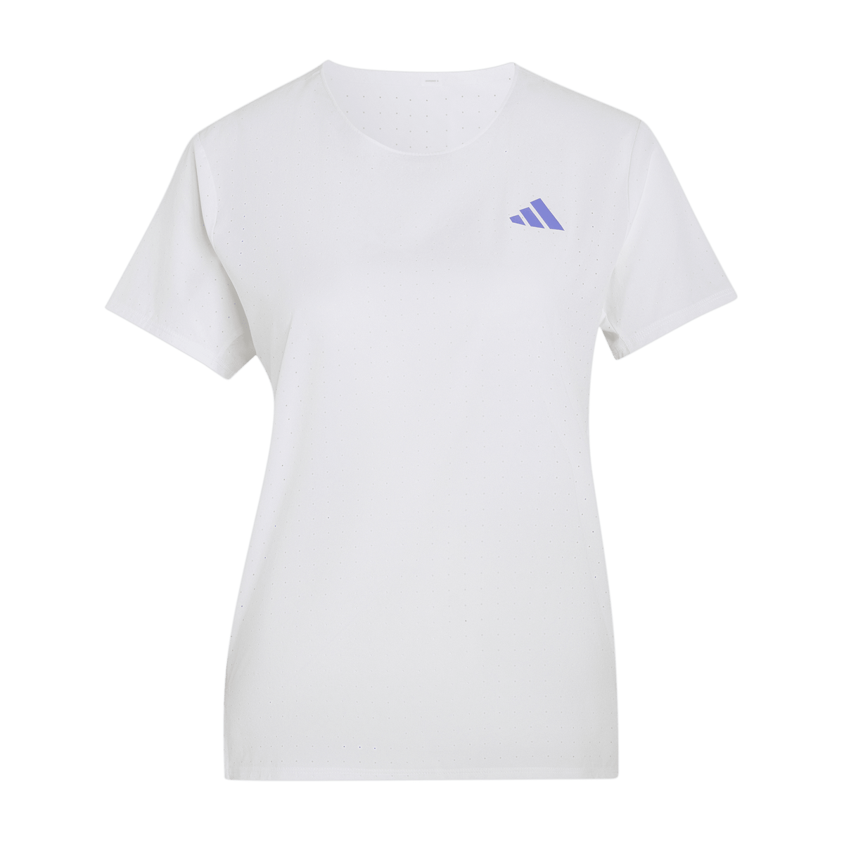 Women's Adizero Tee - WHITE/SOLAR PURPLE