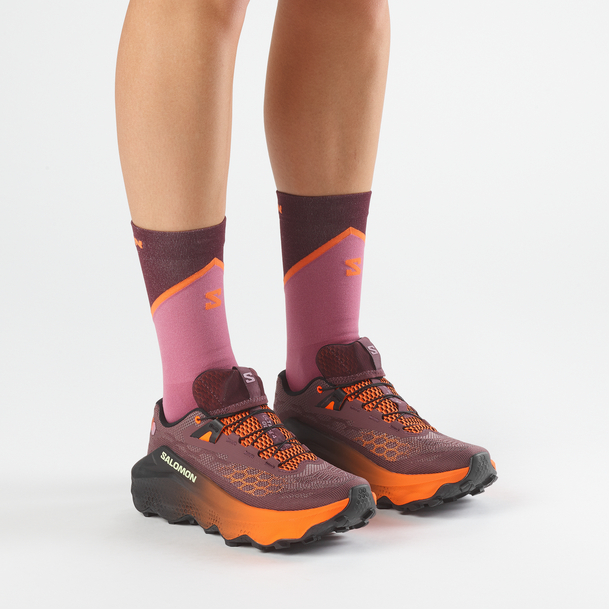 Women's ULTRA GLIDE 4 - Huckleberry/Black/Red Orange
