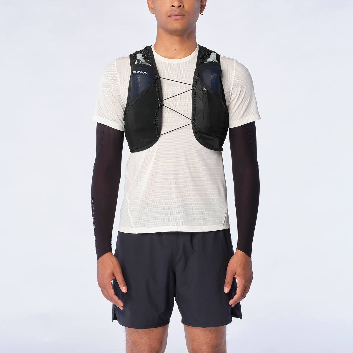 Unisex Backpack - Black/ Metal