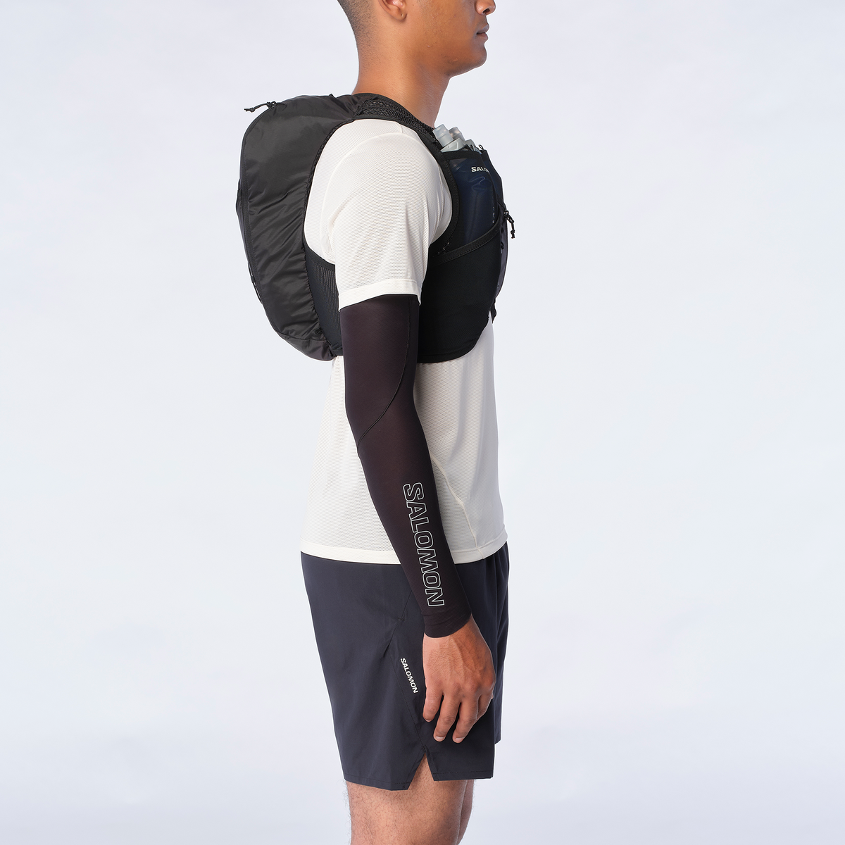 Unisex Backpack - Black/ Metal