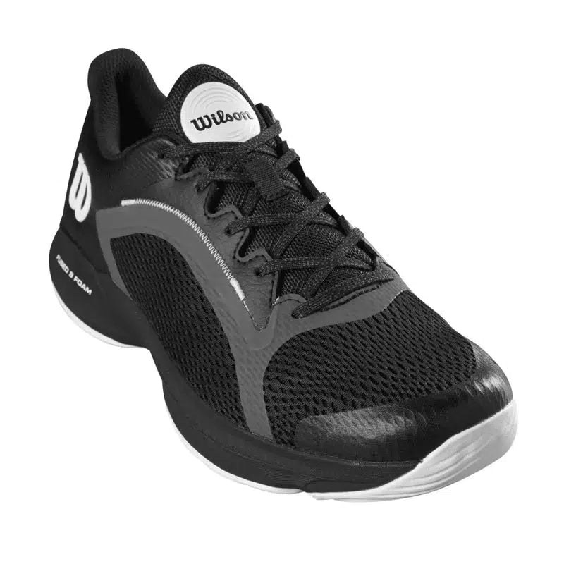 WILSON MENS HURAKN 2.0 PADEL SHOE - BLK/WHT/EBONY-Wilson