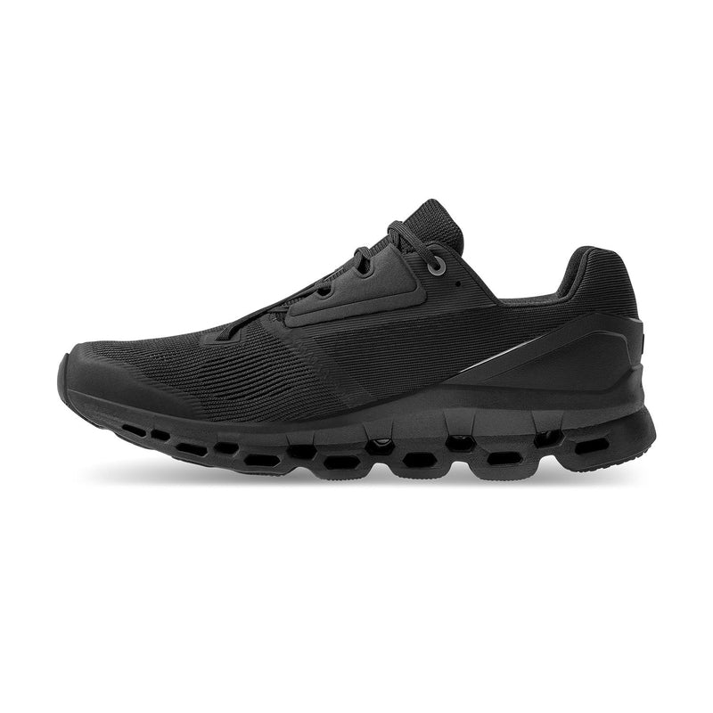 ON Men&#39;s Cloudstratus 2 Road Running Shoes - Black-On