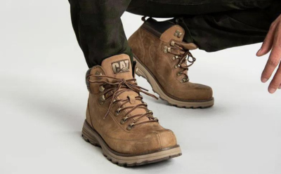 Highlighted men's leisure shoes in the mega menu at The Athlete's Foot.