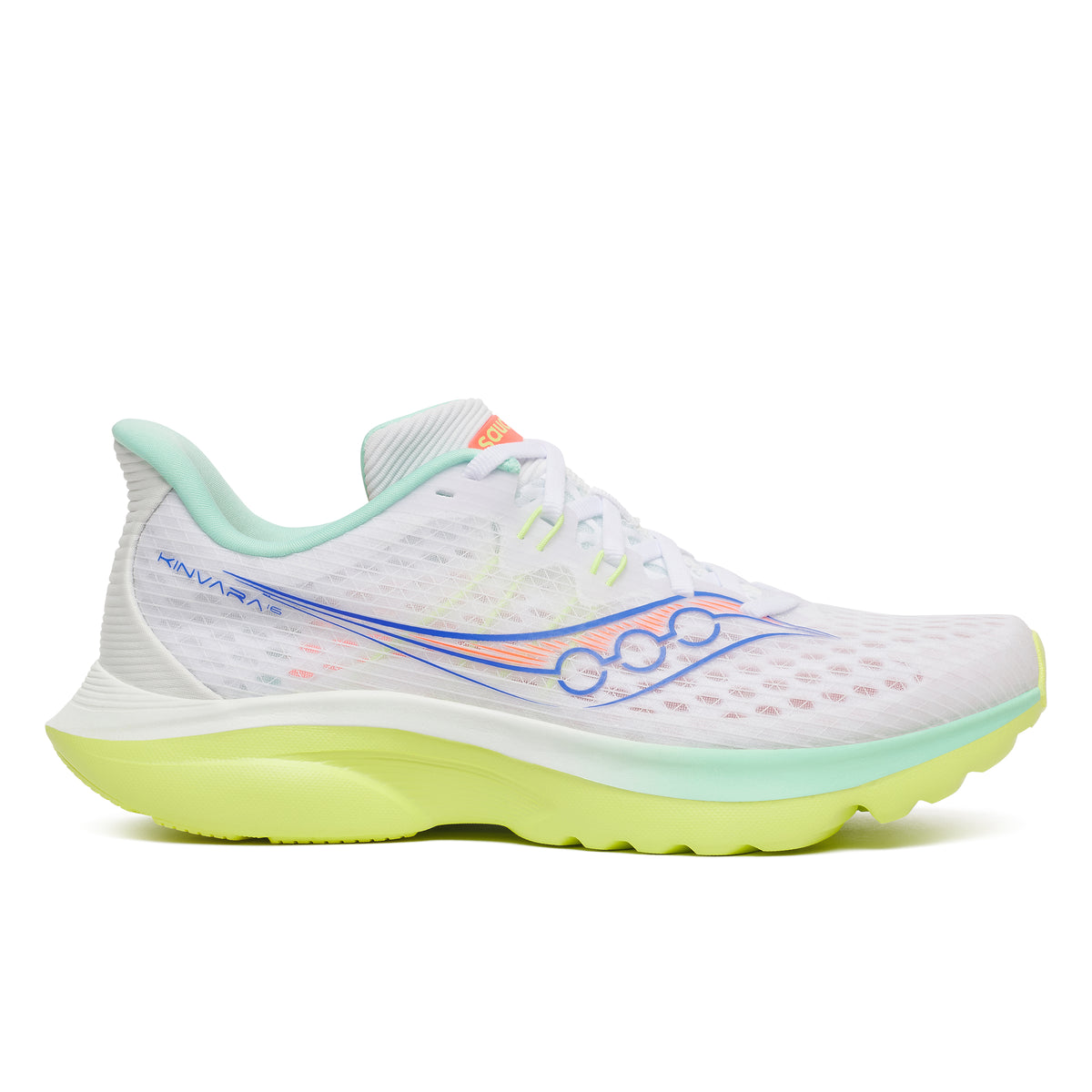 Women's Kinvara 16 - WHITE/TART