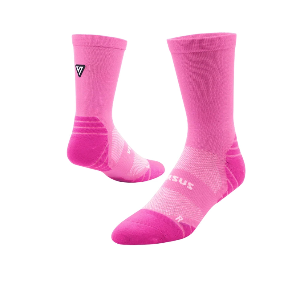 Versus Classic Pink Active Crew Tab Socks