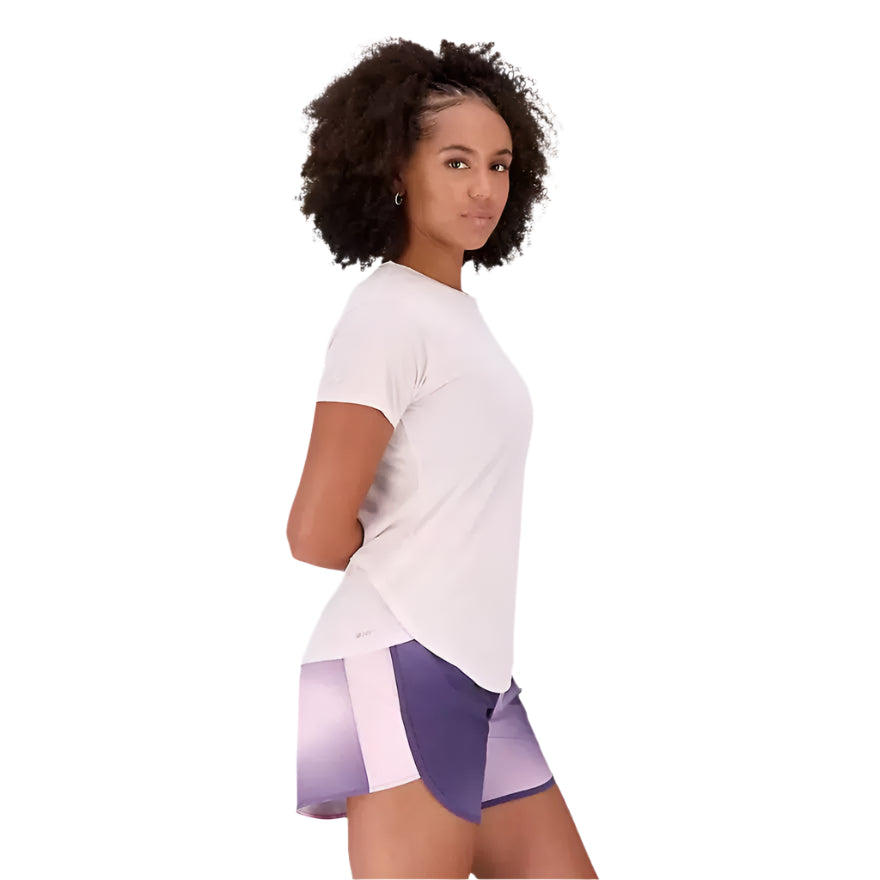 New Balance Women's Accelerate Short Sleeve Top - Stone Pink-New Balance