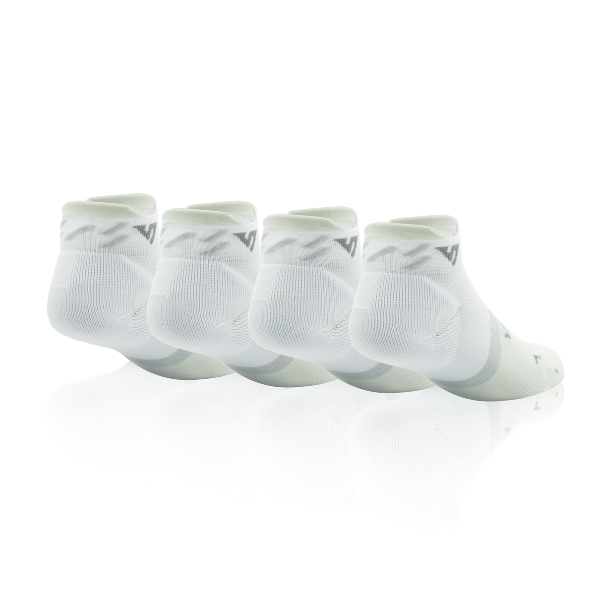 Versus White Glacier Running Ankle Socks
