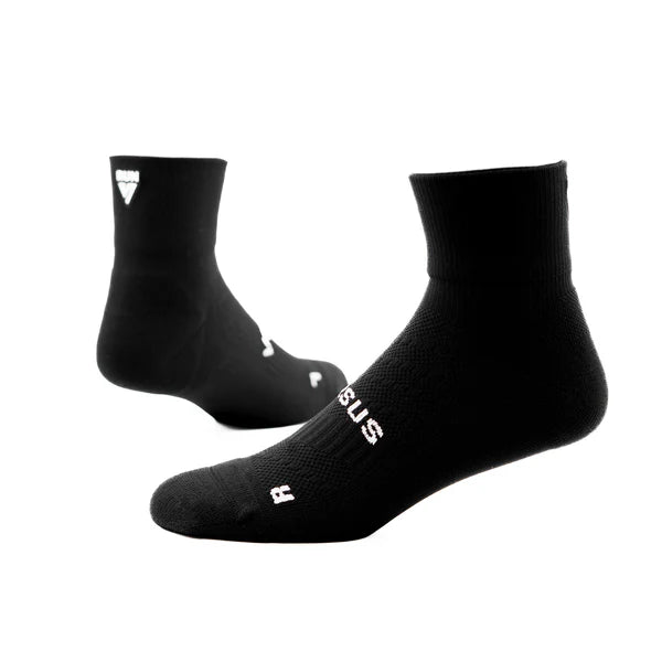 Versus Black Running Quarter Socks