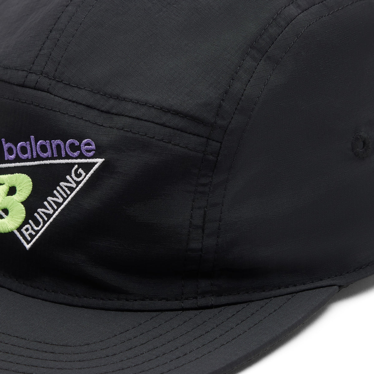 47 5-Panel Neon Camper Cap - Black