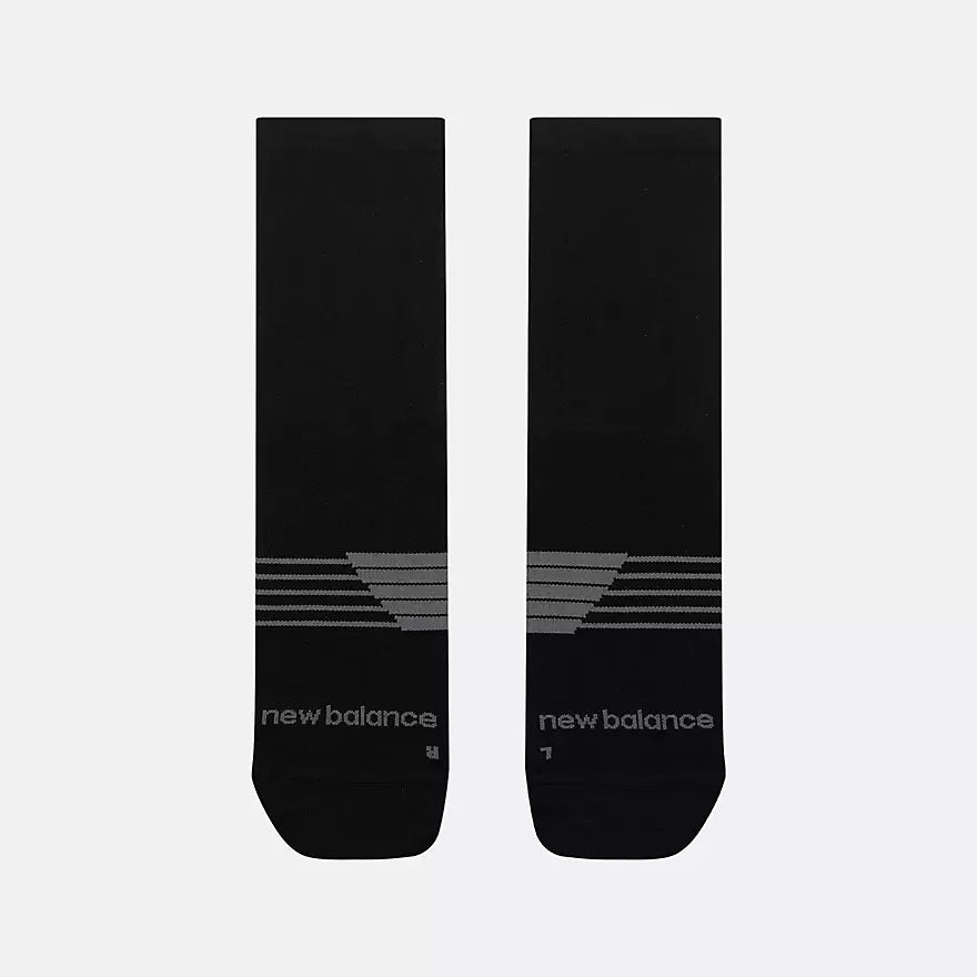Pro Run Crew Socks 1Pk Graphic - Black