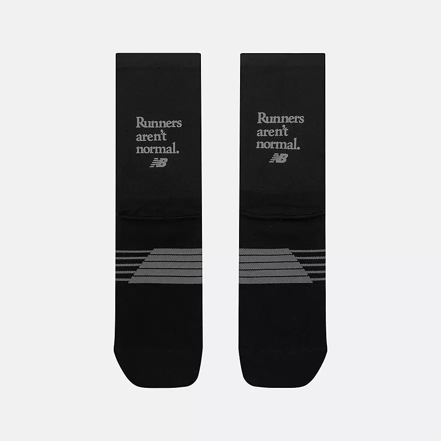 Pro Run Crew Socks 1Pk Graphic - Black