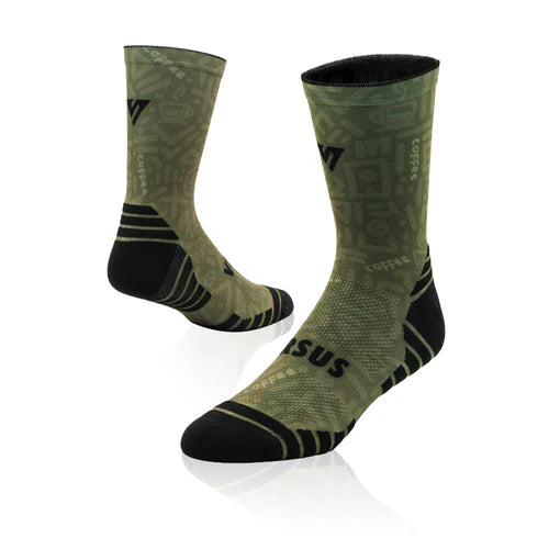 Coffee Active Crew Socks