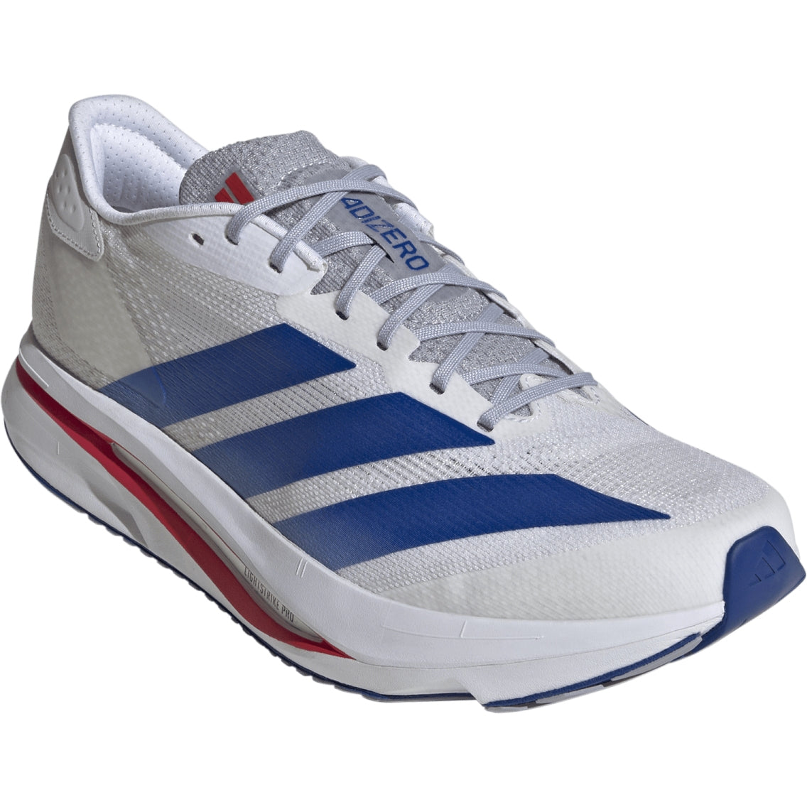 Men's Adizero SL2 - ftwr white/team royal blue/pure ruby