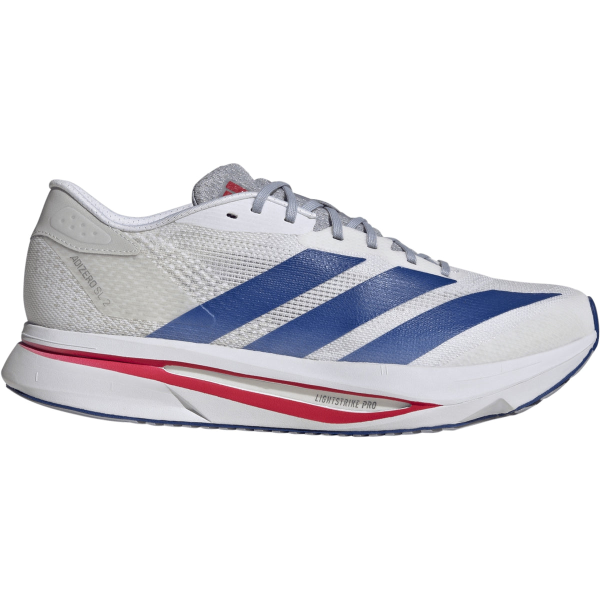 Men's Adizero SL2 - ftwr white/team royal blue/pure ruby