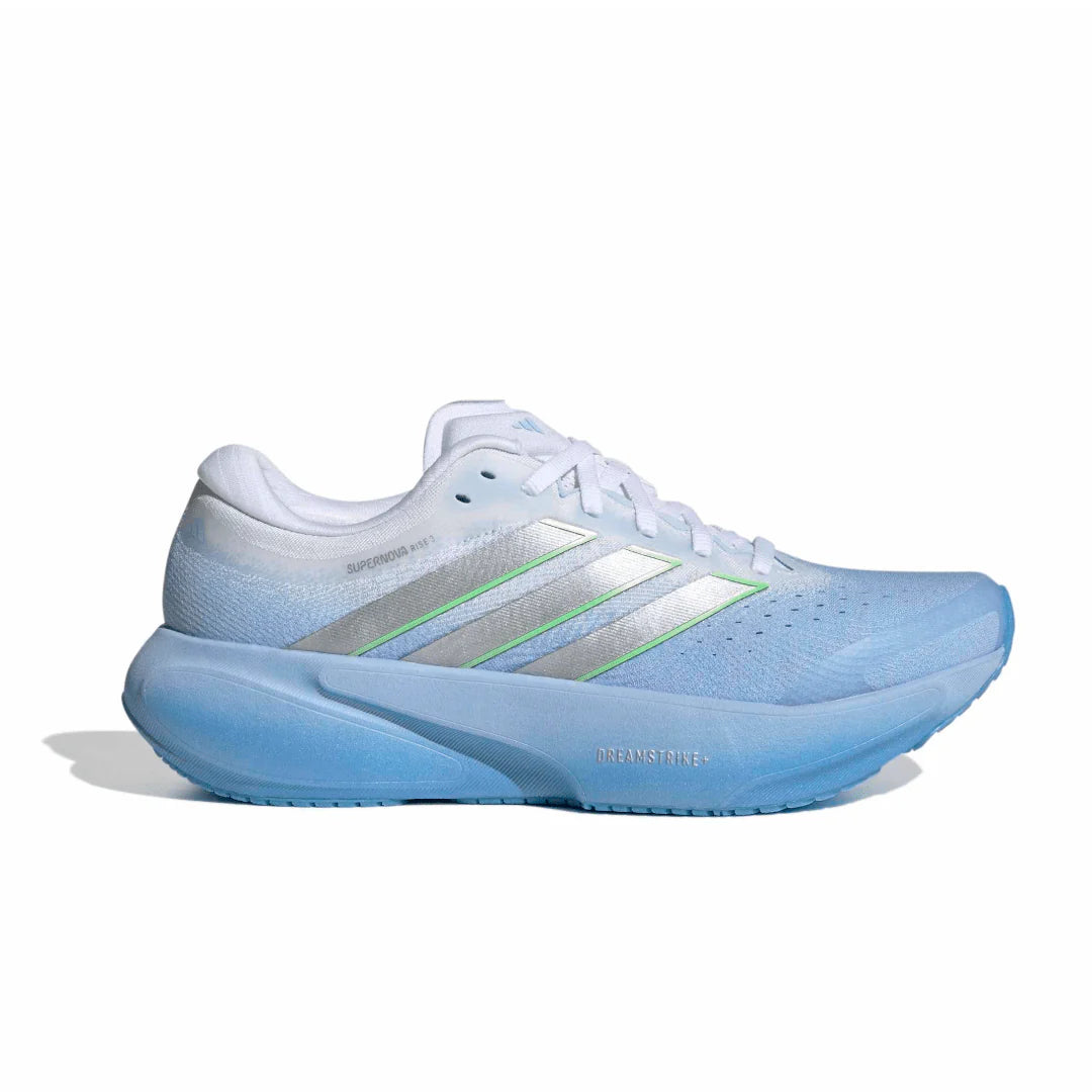 Women's Supernova Rise 3 - glow blue/silver met./ftwr white