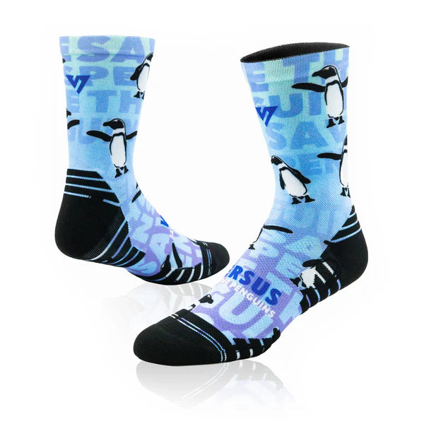 Versus Save the Penguins Active Crew Socks